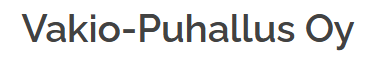 Vakio-Puhallus Oy